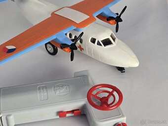 Lietadlo turbolet na diaľkové ovládanie (retro hračka) - 3