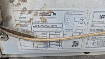 Prodám SCHMITZ CARGOBULL SCS 24/L - 13.62 MB MEGA - 3