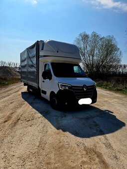 🚚 Renault Master 2.3 dCi Valník s plachtou, spacia nadstavba - 3