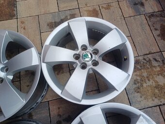 hlinikové disky Skoda-Fabia II Scout--61/2Jx16-ET-38--5x100 - 3