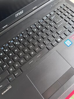 MSI Gaming Notebook – veľmi dobrý stav, s originálnou krabic - 3