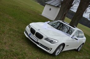 AUTO NA SVADBU, SVADOBNÉ AUTO, prenajom ,BMW 730 d - 3
