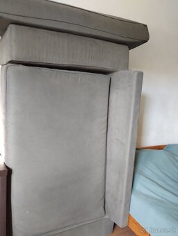 Rozkladací gauč, pohovka IKEA Vilasund, 2 miestna - 3