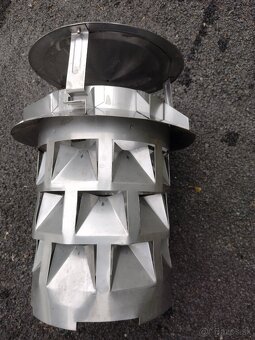 Komínová hlavica EKON so vsuvkou 160 mm nerezová - 3