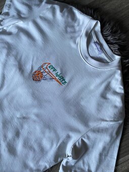 Tričko off white L - 3