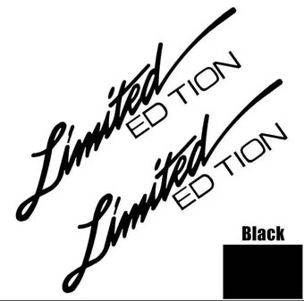 Nové čierne nálepky Limited Edition - 3