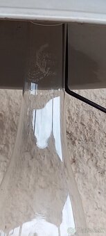 Starožitná závesná petrolejová lampa - 3