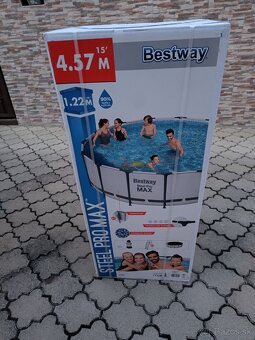 Bazén 4.57x1.22 s pieskovou filtráciou - 3