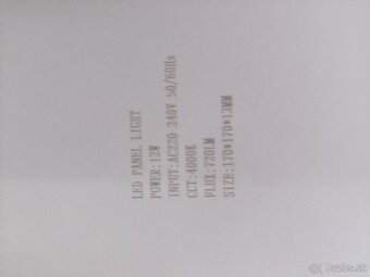 Led panel stropné svetlá - 3