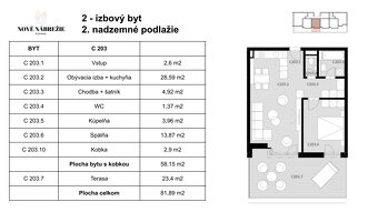 2izb.holobyt s terasou24m2,novostavba,Nové Nábrežie, Poprad - 3