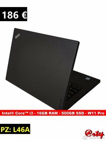 Notebook Lenovo ThinkPad - Intel i3/16GB RAM/500GB SSD/W11Pr - 3