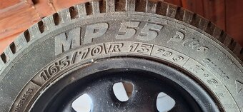 Predám pneumatiky s diskami 165/70-R13 - 3