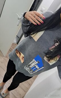 oversize mikina ZARA - 3