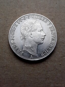 Spolkový toliar 1857 A, super stav - 3