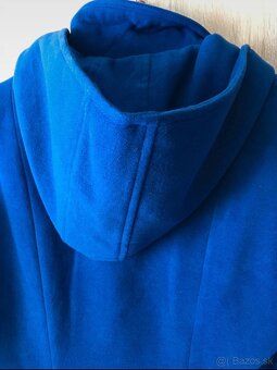 Krásny modrý kabát, veľkosť S - 3