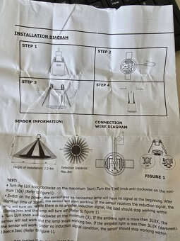 cierny pohybovy senzor vtac 8092 - 3