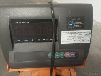 Ruční paletový vozík s váhou - 3