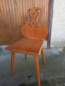 Drevene stoličky - vyrezávané - 3