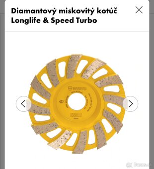 Diamantovy brusny kotuc wurth - 3