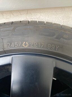 Predám sadu letných pneumatík na BMW elektrónoch - 3
