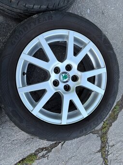 Spider 5x100 r16 letne pneu GoodYear 205/55 r16 - 3