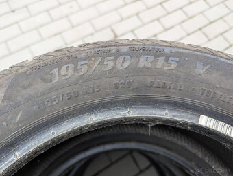 Predám letné pneumatiky Matador 195/50R15 - 3