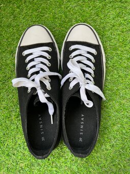 Sinsay dámske čierne plátenky č 39 - 3