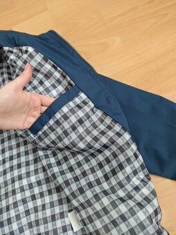 Mužská modrá ľahká bombera, vetrovka - 3