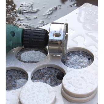 Sada diamantových vykružovakov do vŕtačky - 3