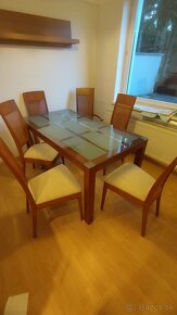 Jedálenský stôl + 6 stoličiek - 3