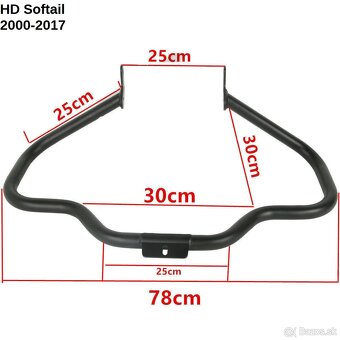 Padací rám s předkopy HD Dyna,Sportster,Softail,Touring. - 3