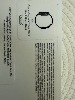 Apple Watsch SE Space Gray 40mm - 3