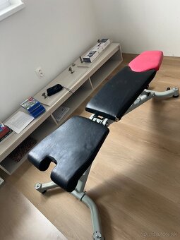 2ks činky 40kg + lavicka - 3