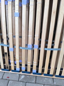 lamelový polohovateľný rošt v super stave 85x200cm - 3