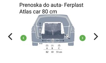 Prenoska pre psa Atlas car 80 - 3