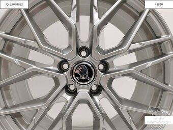 Škoda Octavia, Yeti, Superb alu disky 5x112 R16 6,5J ET44 12 - 3