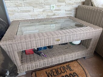Záhradný nábytok teak it Singapur XXL + stolík + kanapa - 3