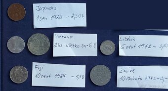 NOVINKA Zbierka svetových mincí - rôzne - 3