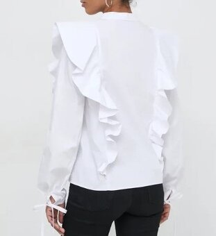 Luxusná blúzka s madeirou ZARA, S/M - 3