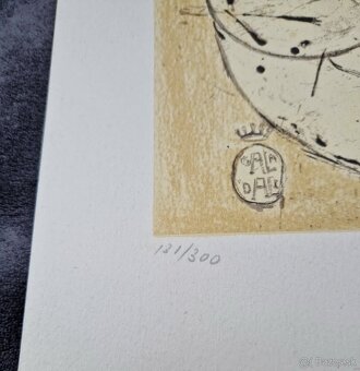 Salvador Dali - Chimera of Chimeras (podpísané Dalim) Litho. - 3