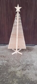 Drevený vianočný stromček - 3