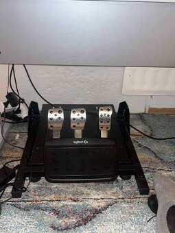Volant Logitech g920+ radiaca páka+original stojan - 3