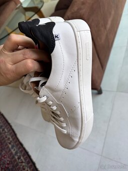 Pánske biele kožené tenisky - 3