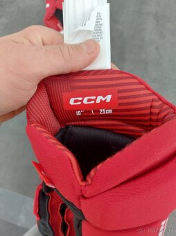 Hokejové rukavice CCM 10 red/white - 3