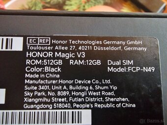 Novy Honor magic v3 - 3
