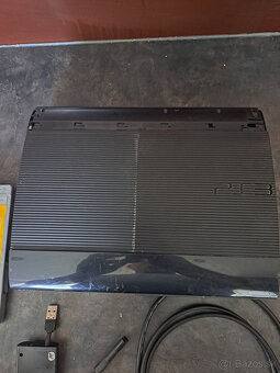 Sony PS3 slim silver funkčná. - 3