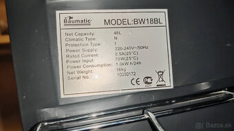 Chladnička na víno Baumatic 15fl - 3