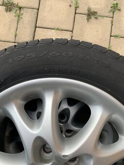 4x elektróny Alfa Romeo R15 + letné pneumatiky 195/60 R15 - 3
