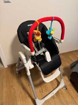Jedálenská stolička Peg-Perego čierna - 3