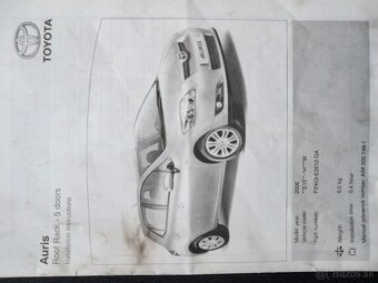Predám priečinky na Toyotu Auris - 3